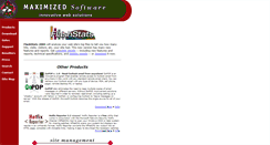 Desktop Screenshot of maximized.com